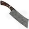 vk5513 Handmade Damascus Steel Cleaver Chopper Knife Rain Drop Pattern 13 Inches
