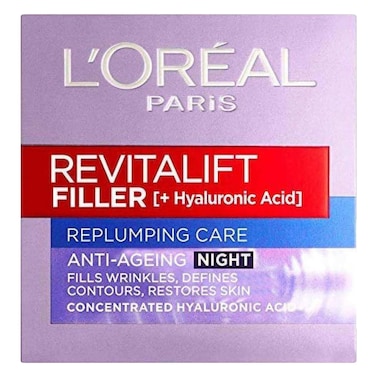 L&#39;Oreal Paris Revitalift Filler Deep Replumping Anti Ageing Night Cream 50ml