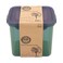 Lock &amp; Lock Eco Rectangular Food Container Green/Purple 850ml