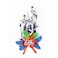 CANDLE 17CM 4S19-201