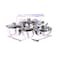 Gitco Silvia Stainless Steel Cookware Set 9 Pieces 