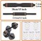 Sky Land Unisex Adult Enviromental Adjustable Dumbbell N Barbell Set With Kettlebell - Black-Em-9268-20, Sky Land Barbell-With Kettlebell-Em-9268-20