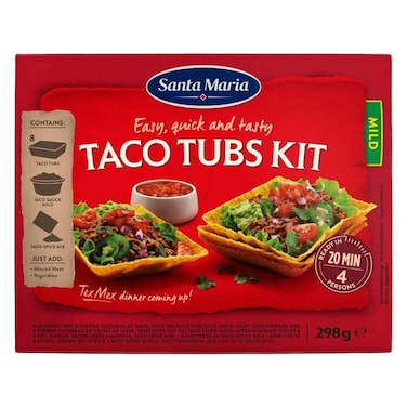 Santa Maria Taco Tubs Kit Mild 298g