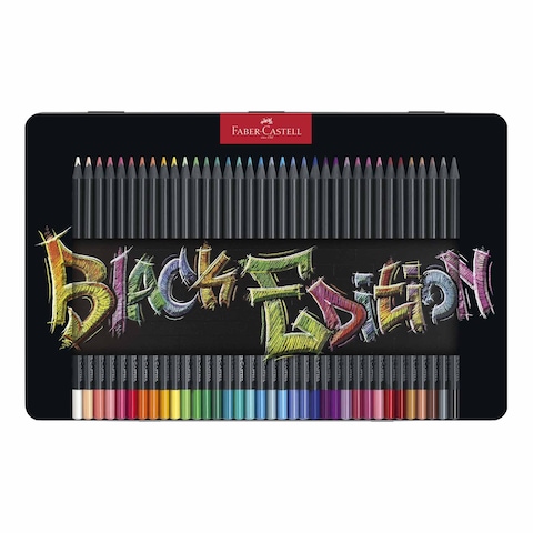 Faber-Castell Black Edition Colour Pencils Multicolour 36 PCS