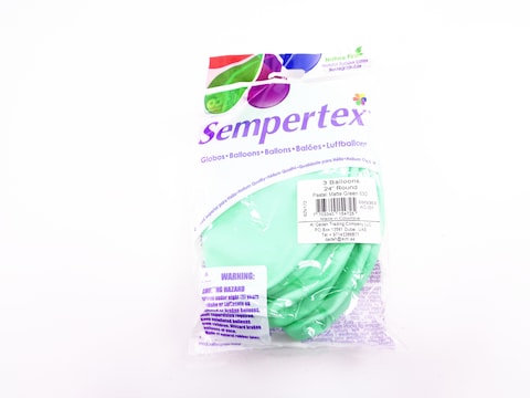 Sempertex 3 pcs, 24&quot; Round Balloons,  Pastel Matte Green