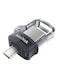 SanDisk - Ultra Dual USB FlashDrive M3.0 32GB Black