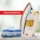 AFRA Automatic Dry Iron, 1.8kg, Non-Stick Soleplate, Gold Teflon Coating, Heat Distribution, Ergonomic Handle, Thermal Control, 6 Settings, Auto Cut-Off, AF-1800DIWH, 2-Year Warranty