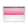 Ozone - English Keyboard Skin UK Layout For MacBook Pro 13'' 15 '' A1706/A1707 with Touch Bar - Gradient Pink