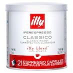 Buy Illy Classico Classic Roast 21 Espresso Coffee Capsules 140.7g in UAE