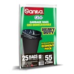 Buy Sanita Club Garbage Bags Biodegradable 55 Gallons 25 Bags in Saudi Arabia