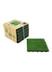 Family Ship 12-Piece Grass Flooring Tiles Green 30X30X2cm