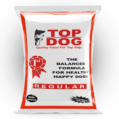 Top Dog Regular Uncooked Dog Food 2Kg