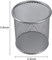 Generic Mesh Desktop Organizer Round Metal Pen Ruler Eyebrow Pencil Makeup Brush Cup Holder Home Office 2 Pcs (Pink)
