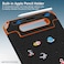 Moxedo Rugged Protective EVA Silicone Kids Case Cover, Shockproof DIY 3D Cartoon Pattern With Pencil Holder, Stand And Handle Grip Compatible For Apple iPad 2022 (10th Gen) 10.9 inch (Black)