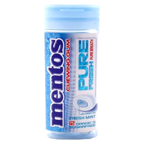Mentos Sugar Free Pure Mint Gum - 24 gm