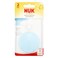 NUK NIPPLE SILICONE MEDIUM HOLE 2PC