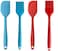 2PC SILICONE COOKWARE BAKEWARE BAKING COOKING BASTING BRUSH SPATULA SET(Assorted colors)