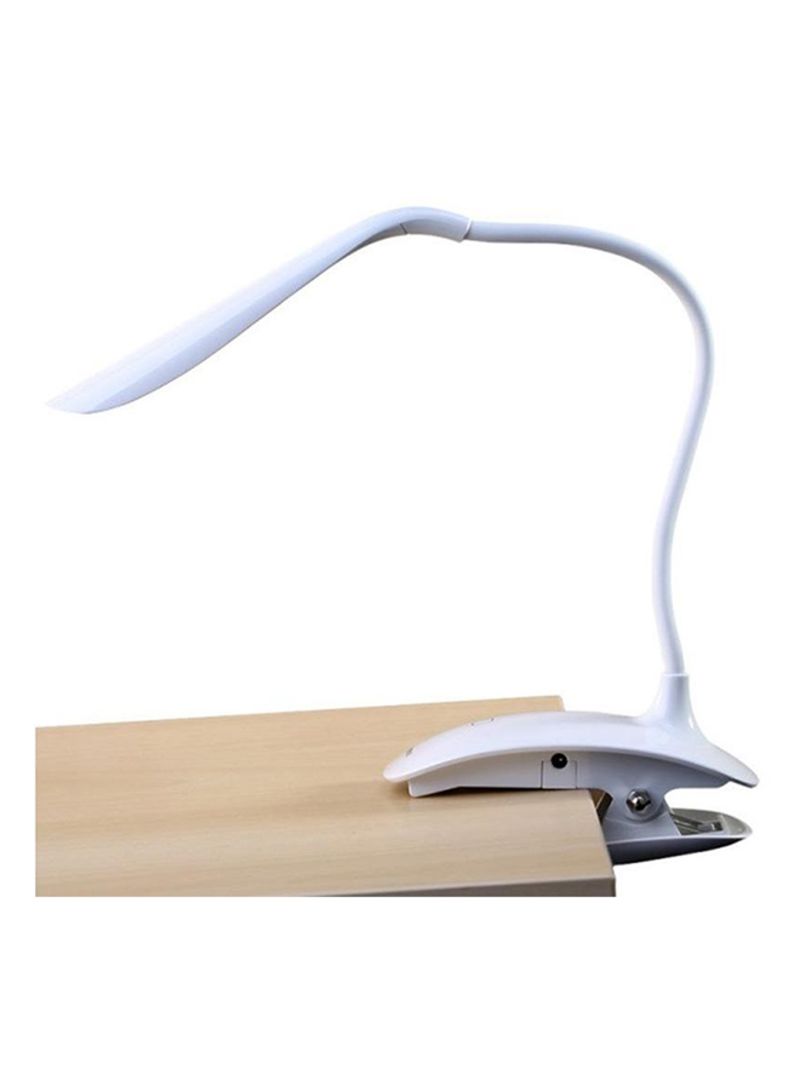 Beauenty - Flexible LED Desk Lamp With Clip White 3x20centimeter