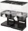 Other Double Cereal Dispenser Storage Container Dry Food Snack Kitchen Canister Fresh -[Onm78]
