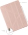 Pipetto Origami No3 Pencil Case for Apple iPad AIR 11 inch case (2024) M2 iPad Air 10.9 inch (2022/2020) 6th / 5th / 4th Generation Smart Cover with 5 in 1 stand - Metallic Pink