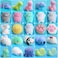 Outee Mochi Squishy Toy, 25 Pcs Mochi Squishy Animals Mini Toys Stress Relief Squishy Random Animals Squishy Toys Mini Squishy Animals Stress Toys Cat Mini Stress Squishies