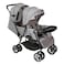 Moon Dois Baby Twin Stroller Grey and Black MNBGT16