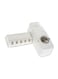 Generic Toothpaste Dispenser With Toothbrush Holder Set White