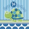 First Birthday Turtle 8 Invitations