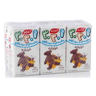 كي دي دي 123 حليب بالشوكولاته 125 ملل حزمة من 6
