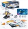 Fitto Bump and Go Transforming Aircraft to Robot Toy with 3D Light & Sound, Battery Operated Musical Army Jet Robot Toy for Kids Toddlers Airplane Boing Robot Toy - Airbus Robot Toy