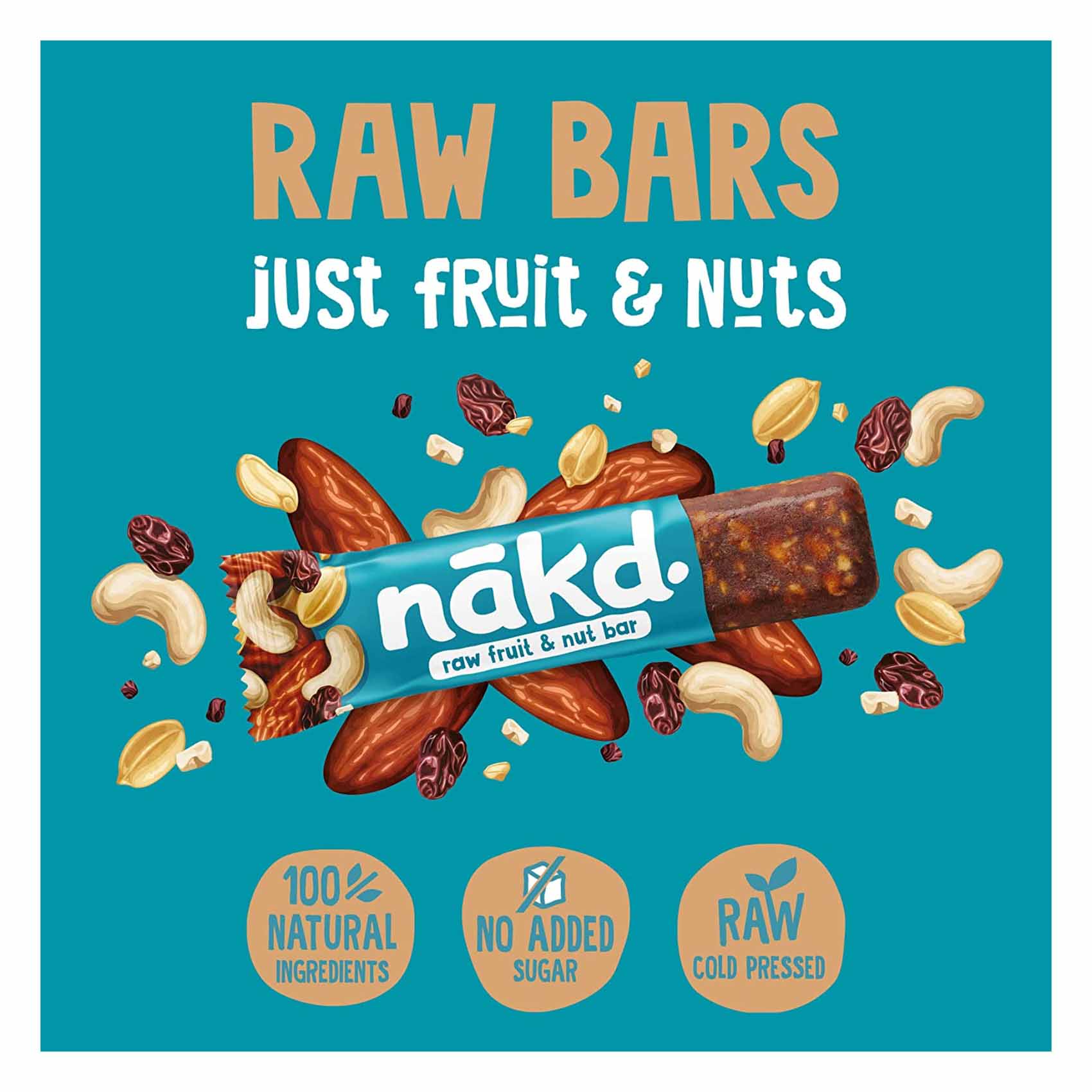 Nakd Salted Caramel  Fruit And Nut Bar 35g