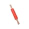 Generic Silicone Rolling Pin Non Stick Surface Wooden Handle Red B07Czp64Y7
