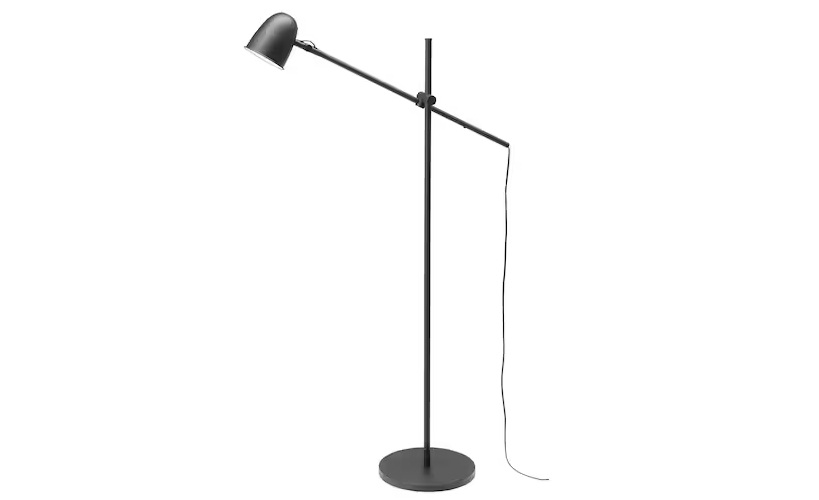 Floor/reading lamp, black