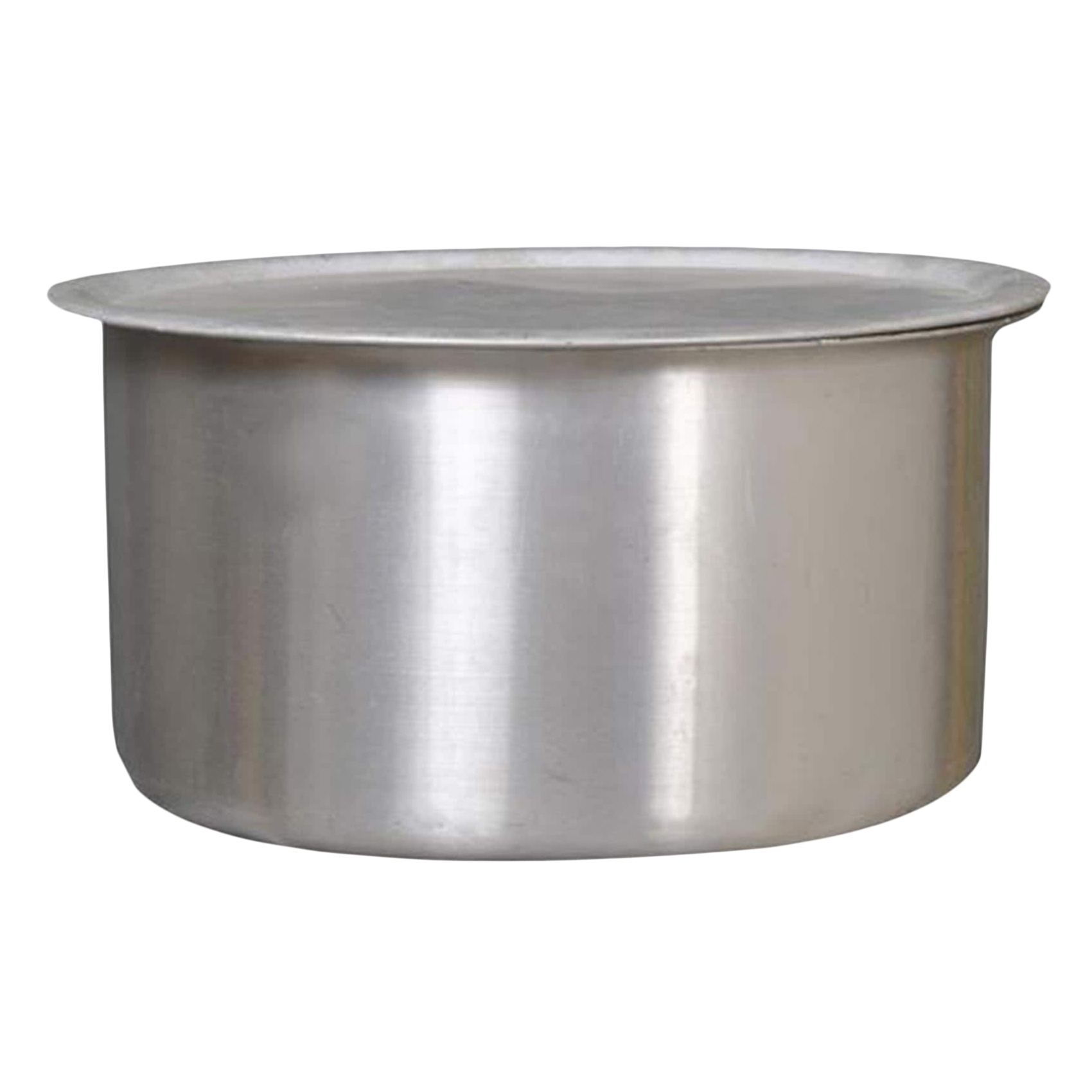 Stainless Steel Sufuria With Lid Silver