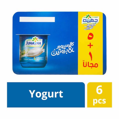 Juhayna Natural Yogurt - 105 gram - 6 Count