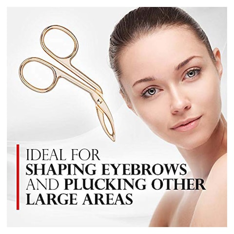 Titania Scissors Tweezers - Gold