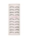 Generic 10 Pairs False Eyelashes Black
