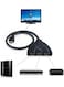 Generic - 3-Port HDMI Splitter Black