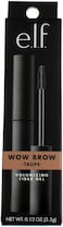 E.L.F. Wow Brow Gel, Volumizing, Buildable, Wax-Gel Hybrid, Creates Full, Voluminous-Looking Brows, Locks Brow Hairs In Place, Taupe, Fiber-Infused 3.5G