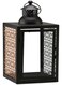 Generic Metal Carriage Lantern, Large Black
