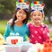 Blue Happy Birthday Headband, [4 Pack] Birthday Party Hat Headpiece for Kids Adults Birthday Party Accessories, Supplies &amp; Decorations