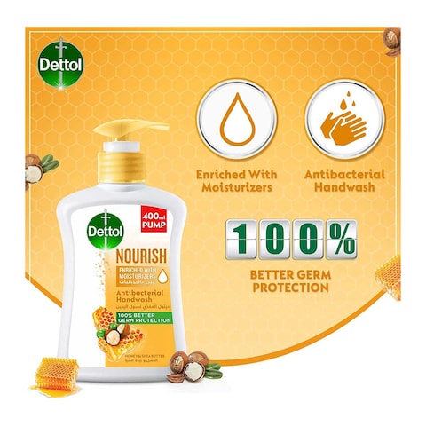 Dettol Hand Wash Nourish - 400 ml
