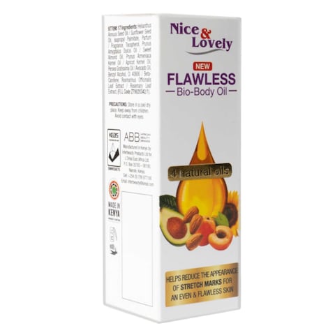 Nice And Lovely New Flawless Bio Body Oil 100ml