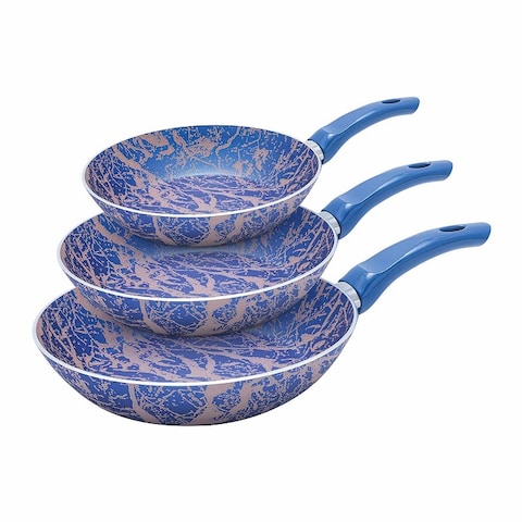 &quot;Trueval Frying Pans Set - 20/24/28 - 3 Pieces &quot;