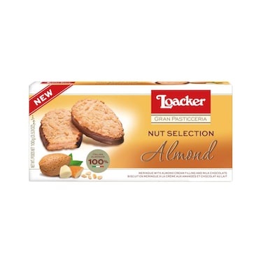 Loacker Nut Selection Cookies Mandorla 100g