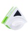 Marrkhor Triangular Double-Sided Magnetic Window Cleaner, White/Green