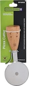 Royalford Pizza Cutter - Pizza Slicer Wheel - Wooden Handle With Stainless Steel Blade, Multipurpose Pizza Wheel Cutter