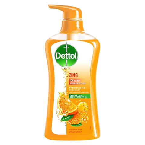 Dettol Antibacterial Bodywash Zing Orange Zest 500ml