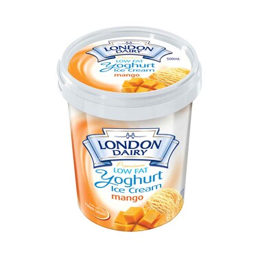 لندن ديري آيس كريم زبادي فاخر مع مانجو 500 مل