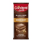 Buy Canderel Wonder Crispy 0% Added Sugar Milk Chocolate With Crispy Cereal, 100g in Saudi Arabia